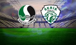 Sakaryaspor-Serikspor maçı başladı