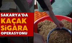 Sakarya’da kaçak sigara ve alkol operasyonu
