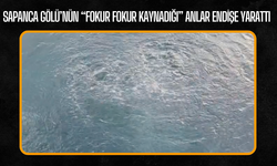 Sapanca Gölü’nün “Fokur Fokur Kaynadığı” Anlar Endişe Yarattı