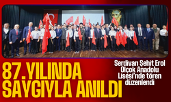Serdivan Şehit Erol Olçok Anadolu Lisesi’nde tören düzenlendi