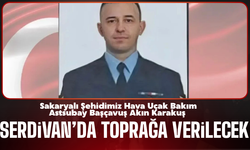 Sakaryalı şehit astsubay Sakarya'da toprağa verilecek