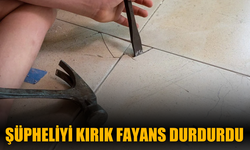 Şüpheliyi Kırık Fayans Durdurdu