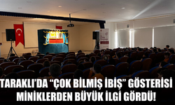 Taraklı’da “Çok Bilmiş İbiş” Gösterisi Miniklerden Büyük İlgi Gördü