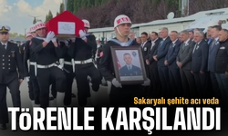 Şehidimiz Kocaeli Cengiz Topel Havalimanı'nda törenle karşılandı