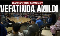 Adapazarlı yazar Necati Mert vefatının 1. yıldönümünde anıldı