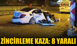 Zincirleme kaza: 8 yaralı