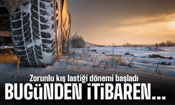 Kış lastiği zorunluluğu başladı