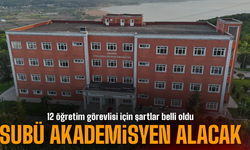 SUBÜ Akademik Personel Alımı Yapacak