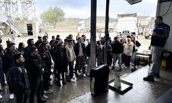 Derslerini Beton Santrali ve Agrega Ocağında İşlediler