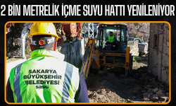 2 Bin Metrelik İçme Suyu Hattı Yenileniyor