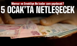 Memur ve emekli zammı 5 Ocak'ta netleşecek