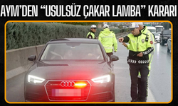 AYM’den “usulsüz çakar lamba” kararı