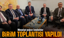 Birim toplantısı gerçekleştirildi