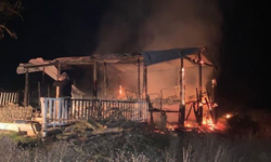 Benzinle Mangal Yakmak İstedi, Bağ Evi Küle Döndü