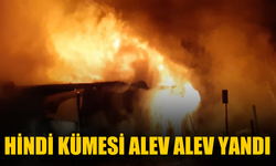 Hindi kümesi alev alev yandı