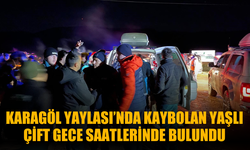 Karagöl Yaylası’nda Kaybolan Yaşlı Çift Gece Saatlerinde Bulundu