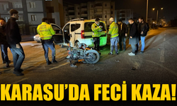 Karasu'da feci kaza: Ağır yaralandı!