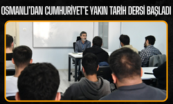 Genç Ofis’te “Osmanlı’dan Cumhuriyet’e Yakın Tarih” Ders Serisi Başladı