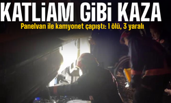 Panelvan ile Kamyonet Çarpıştı: 1 Ölü, 3 Yaralı