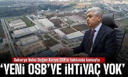 Vali Doğan: 'Yeni OSB'ye ihtiyaç yok'