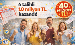 4 talihli ekstra 'çılgın' 10 milyon TL kazandı