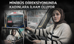 Minibüs direksiyonunda kadınlara ilham oluyor