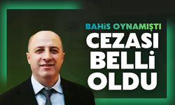 Sakaryalı gözlemcinin bahis cezası belli oldu