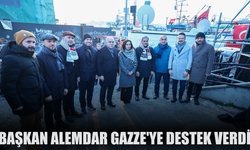 Başkan Yusuf Alemdar’dan Galata Köprüsü’nde Filistin’e Destek Yürüyüşü