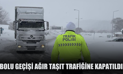 Bolu geçişi ağır taşıt trafiğine kapatıldı