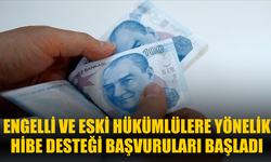 Engelli ve Eski Hükümlülere Yönelik Hibe Desteği Başvuruları Başladı