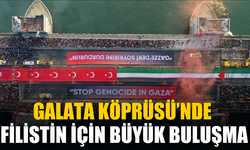 Galata Köprüsü’nde Filistin İçin Büyük Buluşma