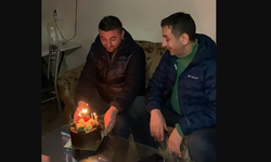 Pamukovalı Muhtara Doğum Günü Sürprizi