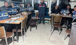 Jandarmadan köy halkına güvenlik bilgilendirmesi