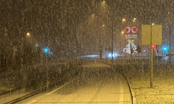 D-655 Karayolunda Yoğun Kar Yağışı