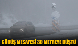 Bolu Dağı’nda görüş mesafesi 30 metreye düştü