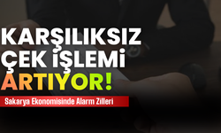 Sakarya'da karşılıksız çek işlemi artıyor!