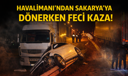 Sakarya yolunda feci kaza: 1'i çocuk 4 kişi...