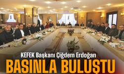 KEFEK Başkanı Erdoğan Basınla Buluştu