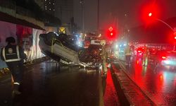 Kuvvetli yağmur ulaşımı olumsuz etkiledi