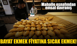 Bayat ekmek fiyatına sıcak ekmek!