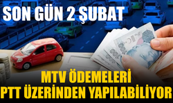 MTV Ödemeleri PTT Üzerinden Yapılabiliyor
