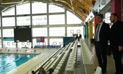 Müdür Cemil Boz Olimpik Yüzme Havuzu’nu Yerinde İnceledi