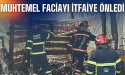 Muhtemel faciayı itfaiye önledi!