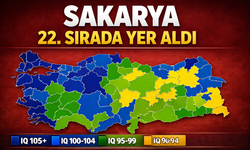 Türkiye IQ Haritası Güncellendi: Sakarya İlk 25’te Yer Aldı