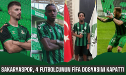 Sakaryaspor, 4 futbolcunun FİFA dosyasını kapattı