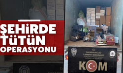 Adapazarı’nda kaçak tütün operasyonu