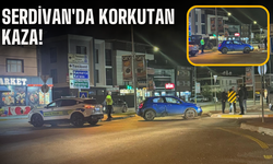 Serdivan'da korkutan kaza!
