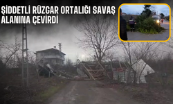 Şiddetli rüzgar ortalığı savaş alanına çevirdi