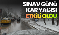 AÖF Sınavının İkinci Gününde Kar Engeli