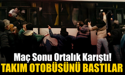 Maç Sonu Ortalık Karıştı! Takım Otobüsünü Bastılar
